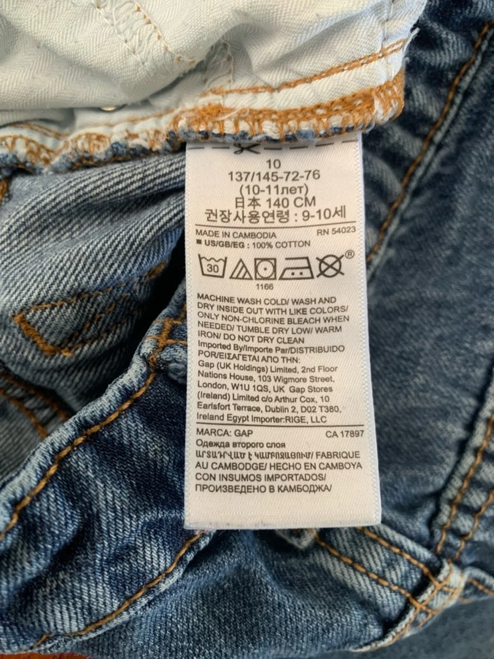 GAP Old Navy Jeans Lot Girls Size 10 Boyfriend Girlfriend Distressed 5 pocket